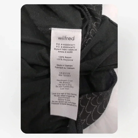 Aritzia Wilfred  Free Kati Long Sleeves Top Back Split Size Small - Picture 10 of 10